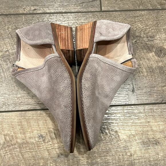 Lucky Brand Women's Felixah D'Orsay Bootie Gray Tan Size 8.5 - Picture 3 of 9